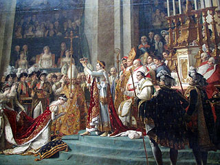 ルーブル　ナポレオン一世の載冠式