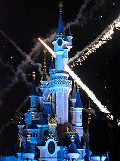 ディズニーランド・パリ　シンデレラ城の花火